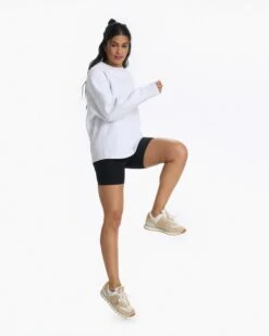 Restore Oversized Crew | Pale Grey Heather -Chic Warp Sales 0104 VW265PHG 2614