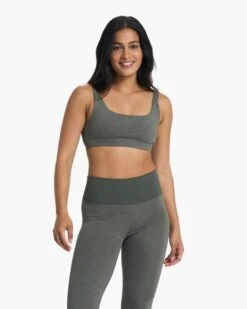 Lux Rib Daily Bra | Dusty Pine Heather 11 Lux Rib Daily Bra | Dusty Pine Heather -Chic Warp Sales VW1002HDY 1859