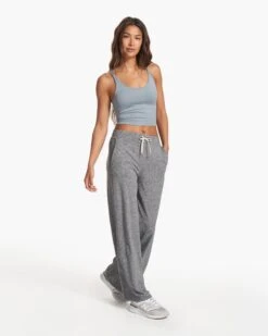 Halo Performance Crop | Flint Heather -Chic Warp Sales VW1005HFT FA23 W ECOMM TOPS FULL ALT 5