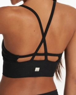Long Line Elevation Bra | Black Heather 13 Long Line Elevation Bra | Black Heather -Chic Warp Sales VW1008HBK 4504