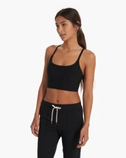Long Line Elevation Bra | Black Heather 10 Long Line Elevation Bra | Black Heather -Chic Warp Sales VW1008HBK SP22 W ECOMM TOP 3393