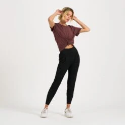 Feather Tee | Fig -Chic Warp Sales VW1015FIG 4 3cda0c66 43b8 4ec2 a9ad 89cf945cf1f6