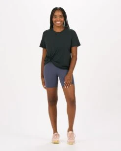 Feather Tee | Washed Black -Chic Warp Sales VW1015WBL 4
