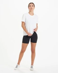 Feather Tee | White -Chic Warp Sales VW1015WHT 7935