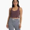 Cove Crop Tank | Chestnut -Chic Warp Sales VW1019CHN 0638