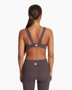 Stride Bra | Plum -Chic Warp Sales VW1036PLU FA23 W ECOMM sportsbras BACK TOPS 7