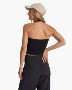 Simplicity Halter | Black -Chic Warp Sales VW1054BLK SP23 W ECOMM TOPS 2918 FULL 1X1 f9d70d72 1189 40fd 9d4c 138fb3f81547