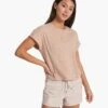 Sunset Easy Tee | Coconut -Chic Warp Sales VW1065COC SP23 W ECOMM TOPS TOP 2398 1x1 1b612349 88a7 476d 8c0b c187a7735ee9