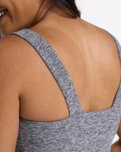 Elevation Square Neck Tank | Heather Grey -Chic Warp Sales VW1080HTG 2265