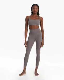 Evolve Square Neck Bra | Smoke -Chic Warp Sales VW1081SMK SP23 W ECOMM SPORTSBRAS 3223 FULL 1x1 41dd8280 a22a 4051 a755 6199951794b8