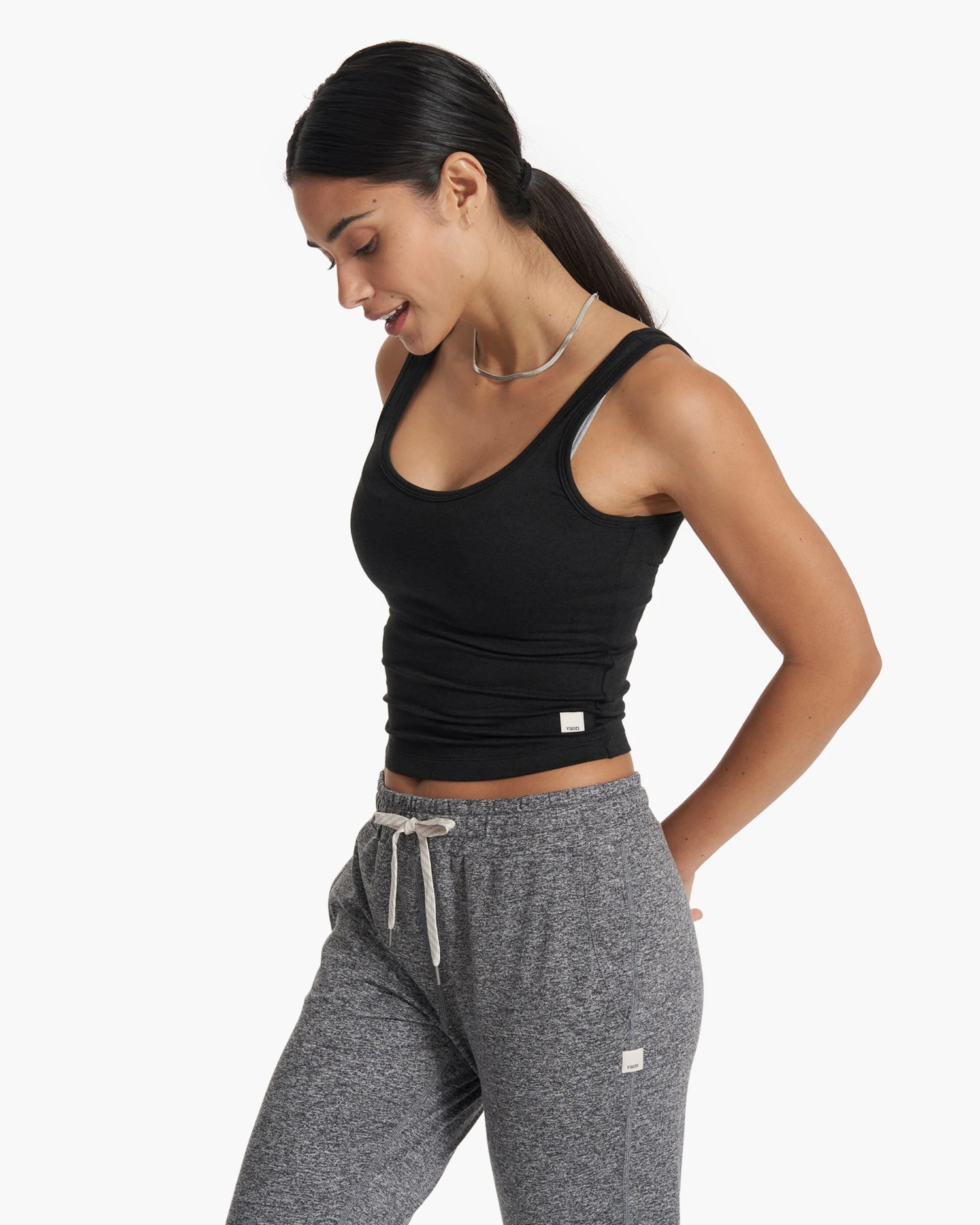 Halo Essential Tank | Black Heather 4 Halo Essential Tank | Black Heather - Image 2