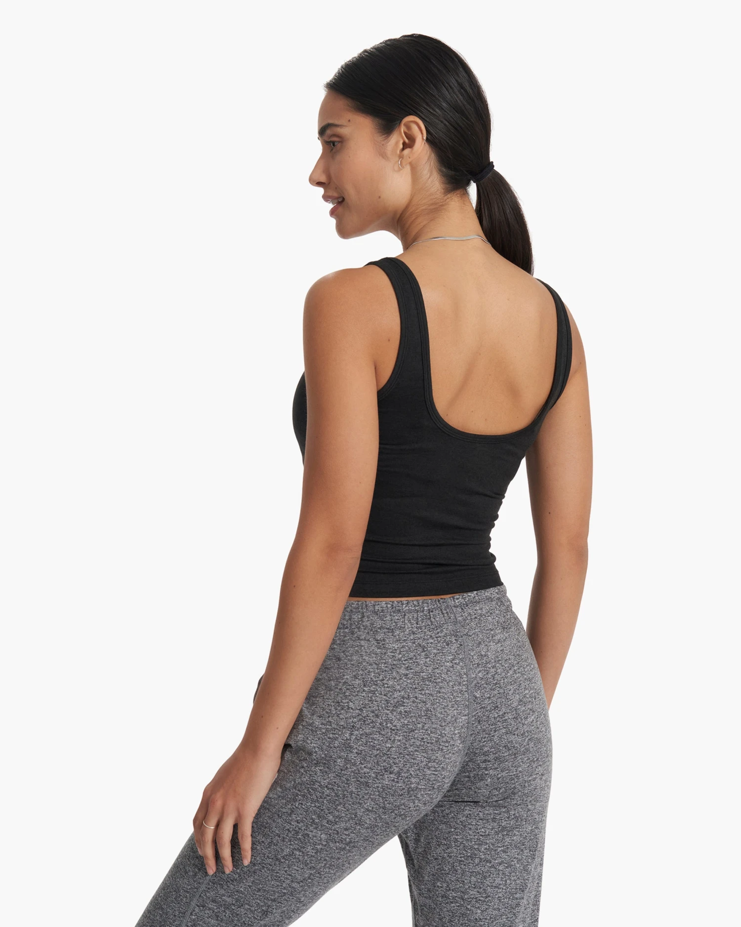 Halo Essential Tank | Black Heather 5 Halo Essential Tank | Black Heather - Image 3