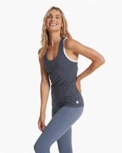 Lux Performance Tank | Azure Heather -Chic Warp Sales VW108HAZ SP23 W ECOMM TOPS 1749 1x1 7d294833 5677 4035 a95d 7d617f4d3e40