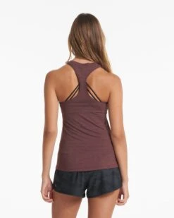 Lux Performance Tank | Chestnut Heather -Chic Warp Sales VW108HCH 02979