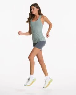 Lux Performance Tank | Neptune Heather -Chic Warp Sales VW108HNP SP23 W ECOMM TOPS FULL 2058