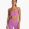 Vuori AllTheFeels™ Bra | Claret -Chic Warp Sales VW1099CLR FA23 W ECOMM sportsbras FRONT TOPS 3