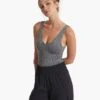 Halo Bodysuit | Heather Grey -Chic Warp Sales VW1112HTG SP23 W ECOMM TOPS 4130 1X1 09fb07a6 ce87 4426 b8e2 ed237dc0cae9