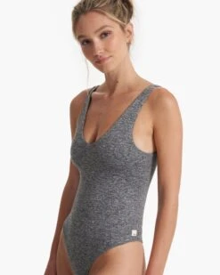 Halo Bodysuit | Heather Grey -Chic Warp Sales VW1112HTG SP23 W ECOMM TOPS 4159 DETAIL 1x1 f3f01e79 33a0 4adb b2c2 0fd80ed23bfa