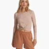 Long Sleeve Cove Twist Tee | Coconut 2 Long Sleeve Cove Twist Tee | Coconut -Chic Warp Sales VW1114COC SP23 W ECOMM TOPS 1449 1x1 4f697fdc 9cdb 485b 917d 7669baadb0fd