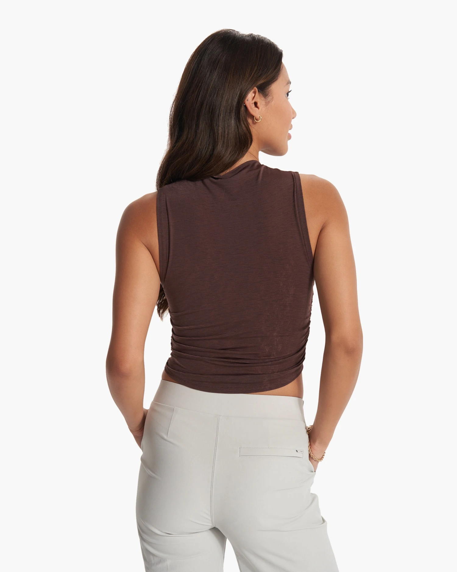 Westerlies Mock Tank | Mahogany 5 Westerlies Mock Tank | Mahogany - Image 3