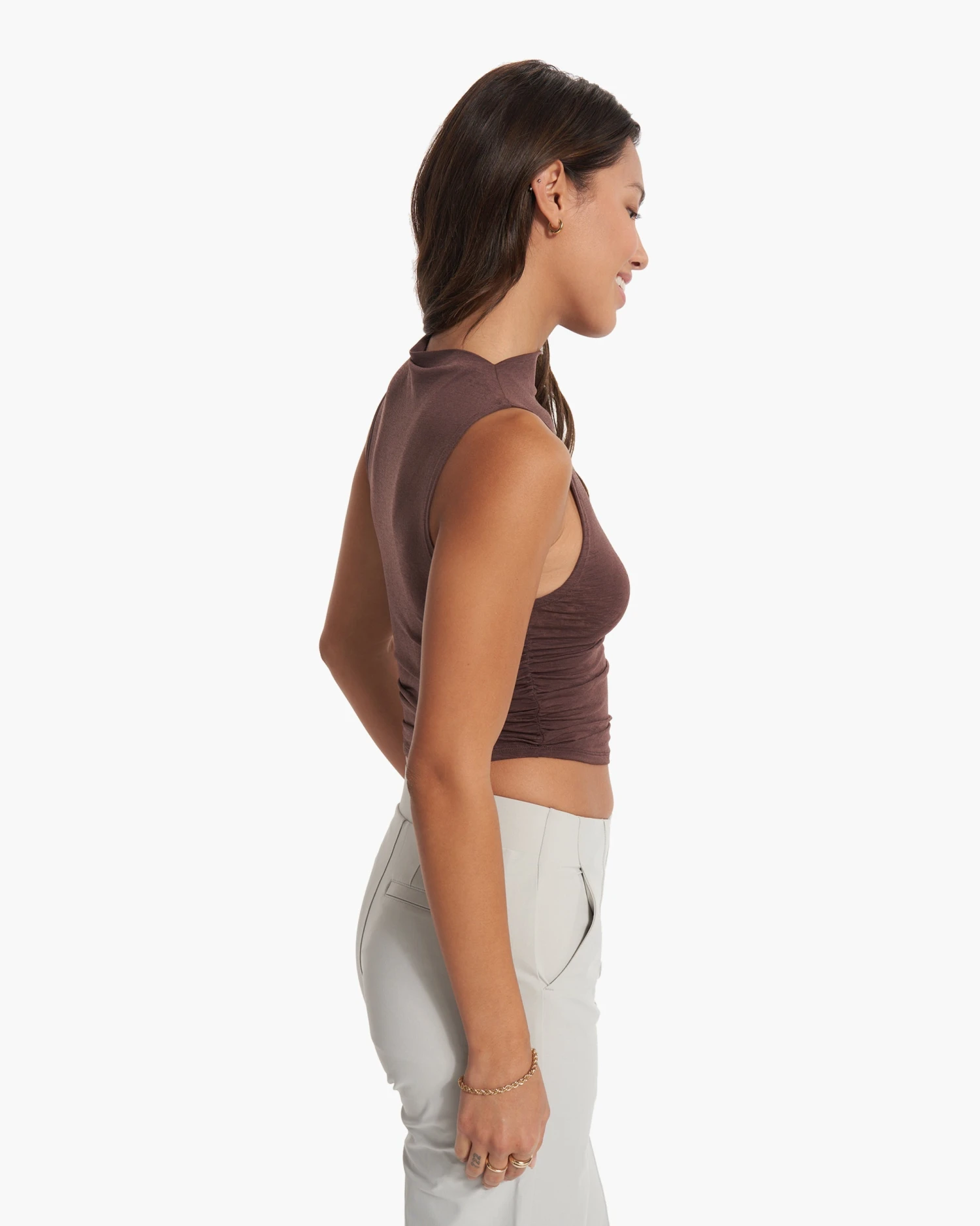 Westerlies Mock Tank | Mahogany 4 Westerlies Mock Tank | Mahogany - Image 2