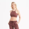 Madeleine Sports Bra | Fig -Chic Warp Sales VW135FIG 1