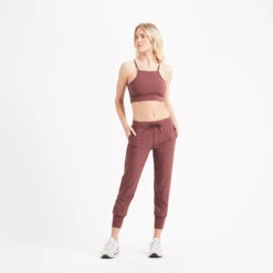 Madeleine Sports Bra | Fig -Chic Warp Sales VW135FIG 4