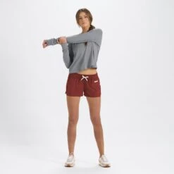 Long-Sleeve Pose Tee | Medium Heather Grey -Chic Warp Sales VW164MHG new4