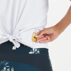 Holly Tie Back Water Tee | White 9 Holly Tie Back Water Tee | White -Chic Warp Sales VW166WHT 5