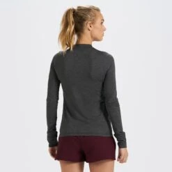 Long-Sleeve Lux Tee | Charcoal Heather -Chic Warp Sales VW167HCC 3