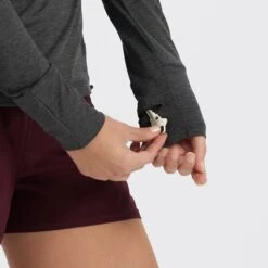 Long-Sleeve Lux Tee | Charcoal Heather -Chic Warp Sales VW167HCC 5