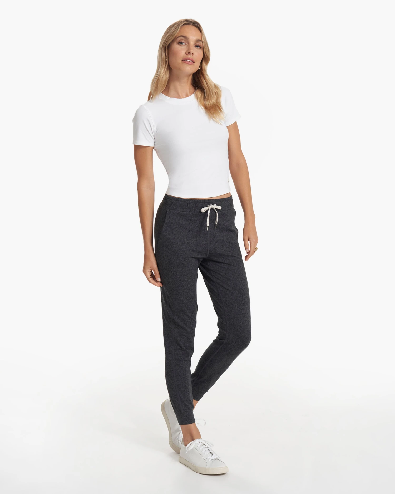 Pose Fitted Tee | White 8 Pose Fitted Tee | White - Image 6