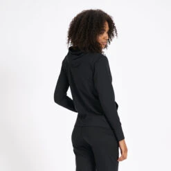 Halo Performance Hoodie | Black -Chic Warp Sales VW201BLK 3