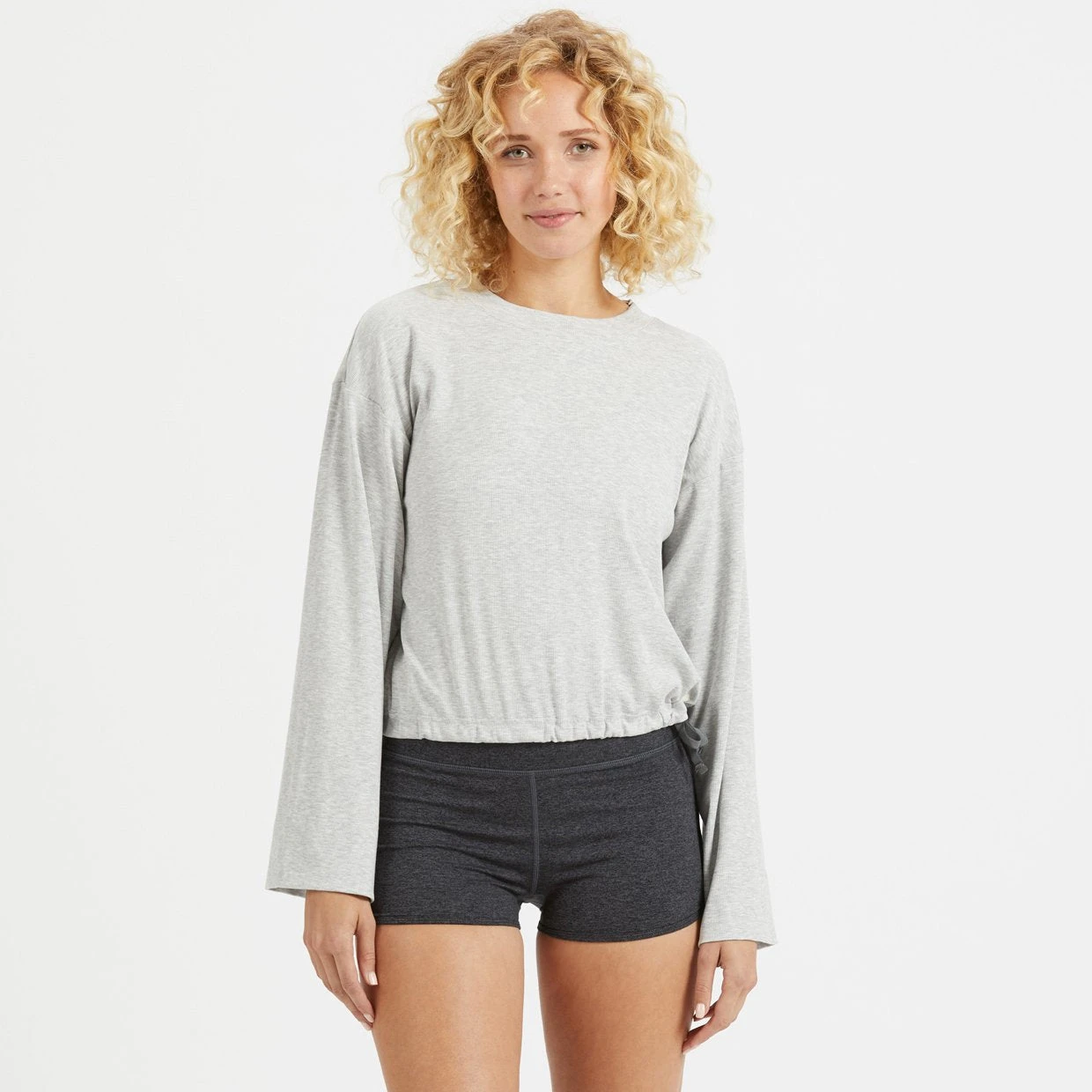 Pose Top | Light Heather Grey 3 Pose Top | Light Heather Grey