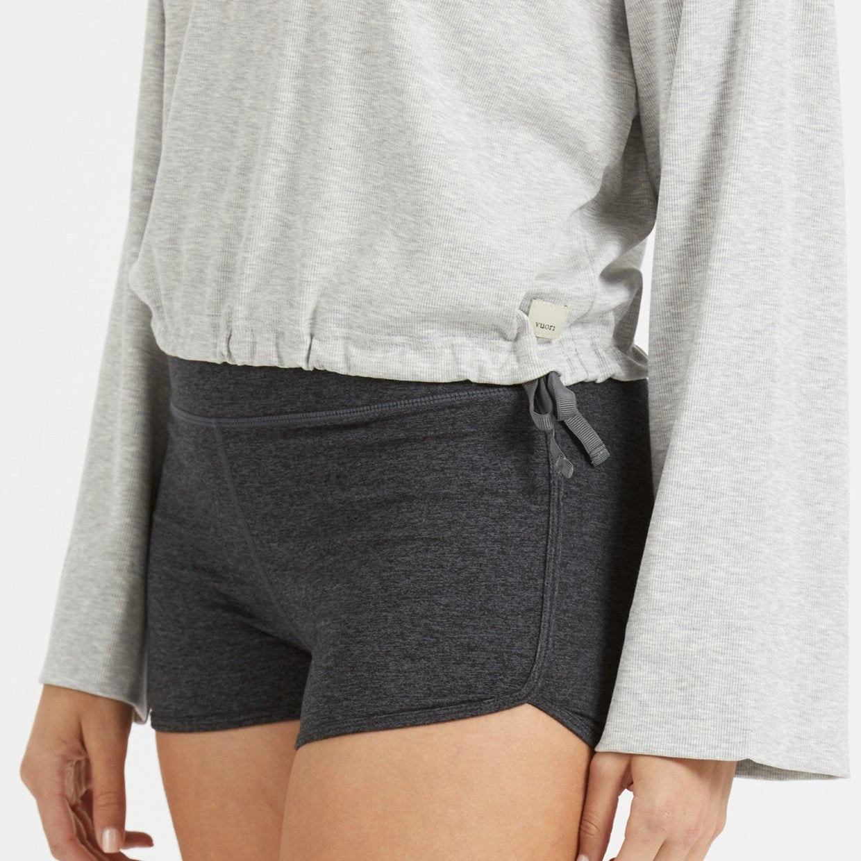 Pose Top | Light Heather Grey 7 Pose Top | Light Heather Grey - Image 5