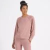 Long-Sleeve Halo Crew | Burnt Clay Heather -Chic Warp Sales VW241HBC 1