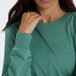 Long-Sleeve Halo Crew | Celadon Heather -Chic Warp Sales VW241HCN 3421