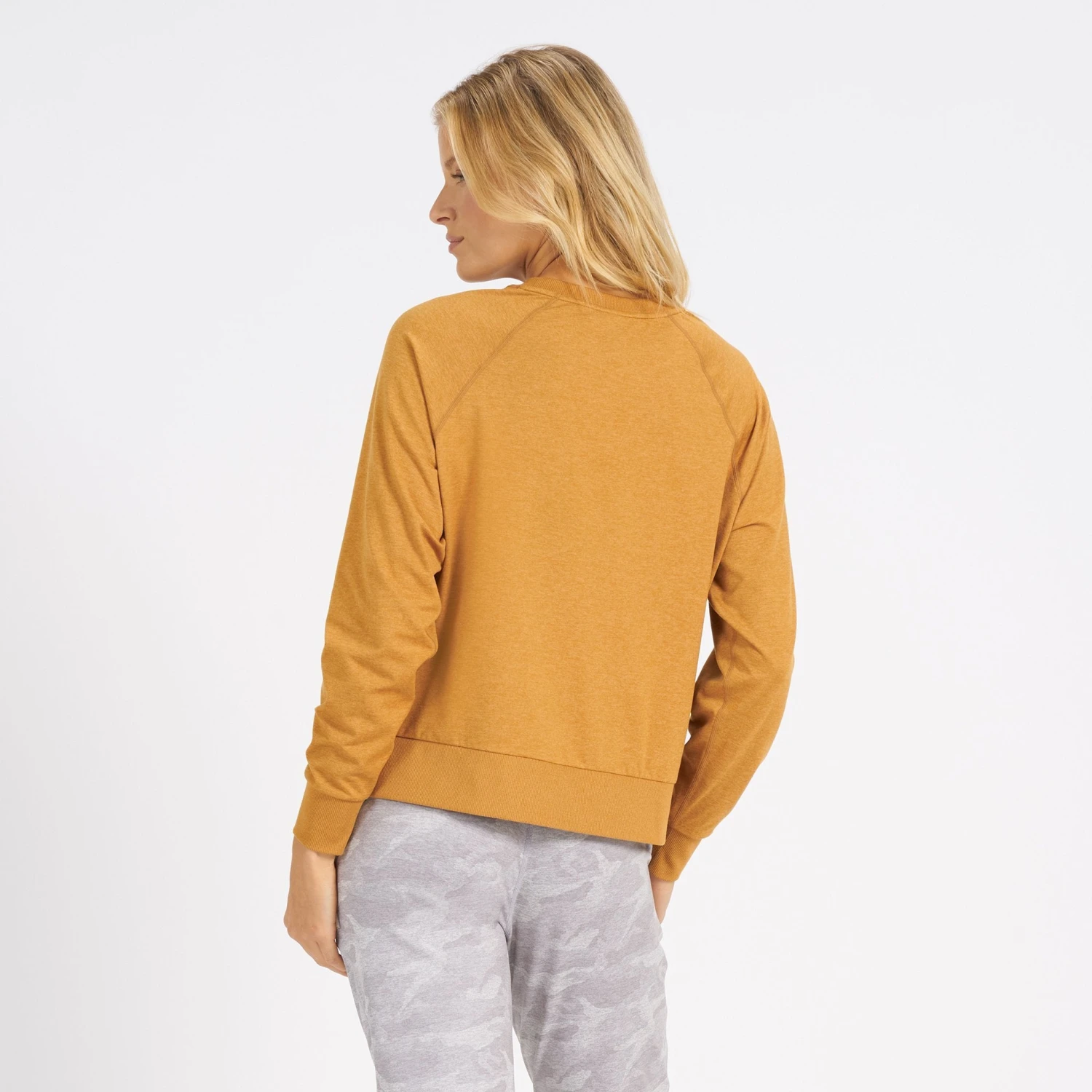 Long-Sleeve Halo Crew | Flax Heather 5 Long-Sleeve Halo Crew | Flax Heather - Image 3