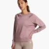 Long Sleeve Halo Crew | Orchid Heather -Chic Warp Sales VW241HOD FA23 W ECOMM fleece FRONT ALT TOPS 5