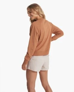 Long Sleeve Halo Crew | Palo Santo Heather -Chic Warp Sales VW241HPS SP22 W ECOMM FLEECE DETAIL 2182 1x1 553fa630 9f3f 4f82 91ad 709b50178254