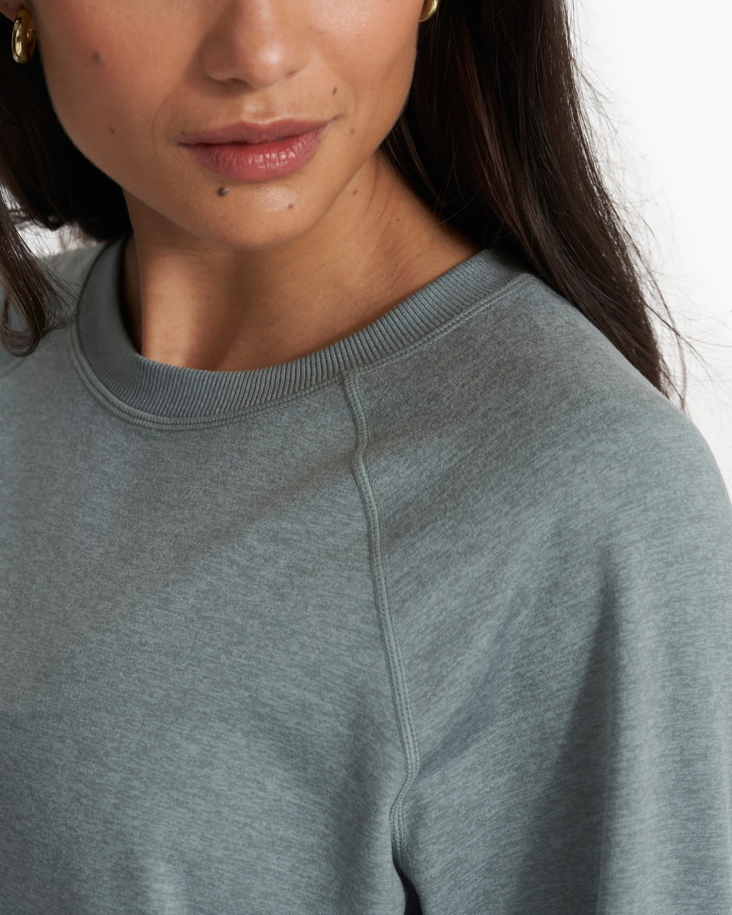 Long Sleeve Halo Crew | Stormy Heather 5 Long Sleeve Halo Crew | Stormy Heather - Image 3