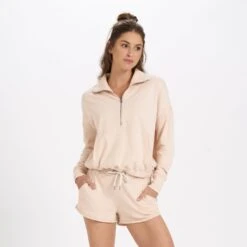 Sunnyside Half Zip | Alabaster -Chic Warp Sales VW246ABR 1 fedc744e 11a0 4361 8618 86b28776cc51