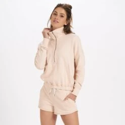 Sunnyside Half Zip | Alabaster