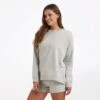 Laguna Oversized Crew | Light Heather Grey -Chic Warp Sales VW262LHG 1573