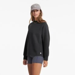 Restore Oversized Crew | Washed Black