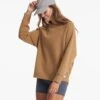 Restore Oversized Crew | Wheat 2 Restore Oversized Crew | Wheat -Chic Warp Sales VW265WHE 01645