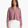 Sedona Polo | Orchid -Chic Warp Sales VW290OCD FA23 W ECOMM fleece FRONT TOPS 4