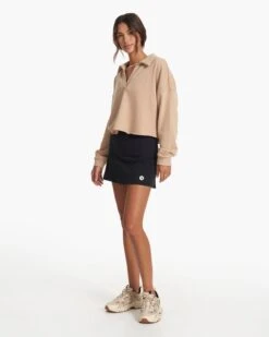 Volley Skirt Long | Black -Chic Warp Sales VW3005 LBLK SP23 W ECOMM SKIRTS FULL 2734 1x1 7535898f 8dfc 4b6f 9aa1 507a251cf95e