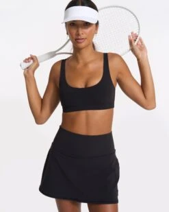 Volley Skirt | Black 12 Volley Skirt | Black -Chic Warp Sales VW3005BLK SP22 W ECOMM FULL 8019