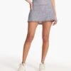 Volley Skirt | White Gingham Plaid -Chic Warp Sales VW3005WGP FA23 W ECOMM SKIRTS FRONT BOTTOMS 2